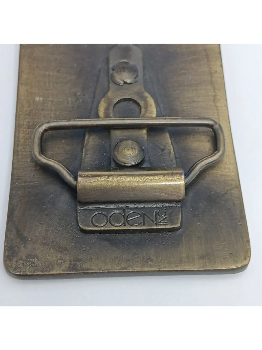 Grand Ole Opry Brass Belt Buckle Nashville Tennessee Vintage Oden Inc